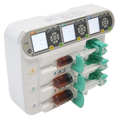 China Mechanical Electric Plastic Syringe-specific Pumps Three Channel Infusion Pump for sale