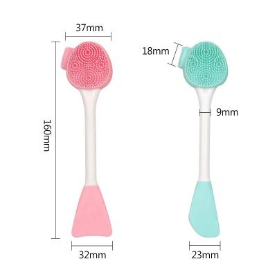 China Hot Selling Acne Treatment Brush Wholesale Portable Silicone Detergent Makeup Facial Brush Cleaner for sale