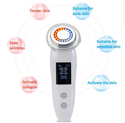 China Brighten Tender White 2021 Newest Beauty Facial RF EMS Device Works Portable Multifunctional Photon Beauty Device for sale