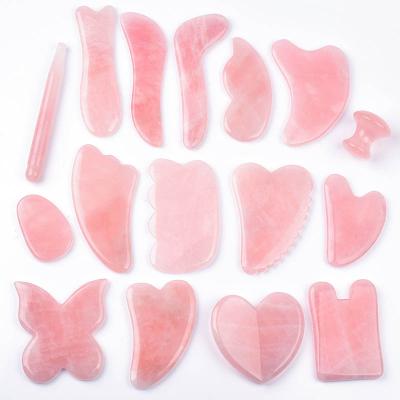 China Facial Blood Vessels Removal Tools Gua Sha Tool 100% Nature Jade Stone OME Logo Massage Tool Guasha Scraping Board for sale