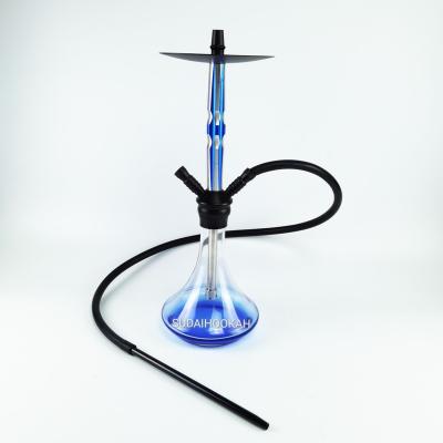 China Aluminum alloy factory direct sales, aluminum alloy double hose self-tailored hookah for sale