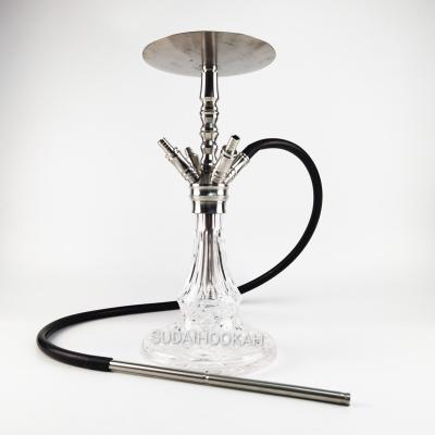 China Factory Custom Hot Sale Stainless Steel Performance Bottle X German Four Tube Hookah for sale