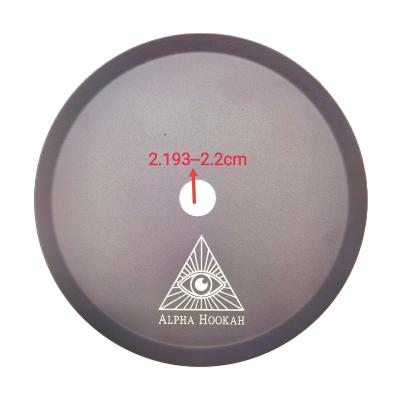 China Factory Direct 2022 Hot Russian Hookah Aluminum Alloy Alpha X , Revealed Hookah Dish Alpha LOGO Dish for sale