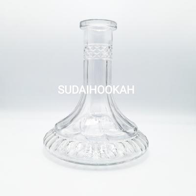 China Factory Outlet Hot Selling Crystal-depicted Glass Hookah Bottle 26CM for sale