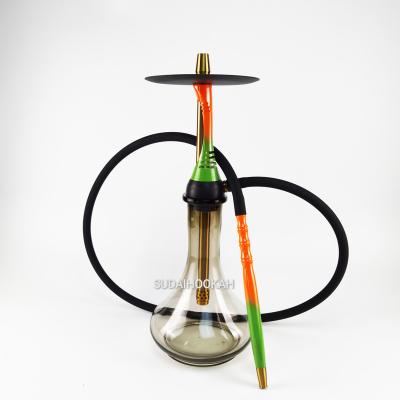 China Factory direct sale stainless steel russian hookah hot high quality nylon zinc alloy alpha S stainless steel double color for sale