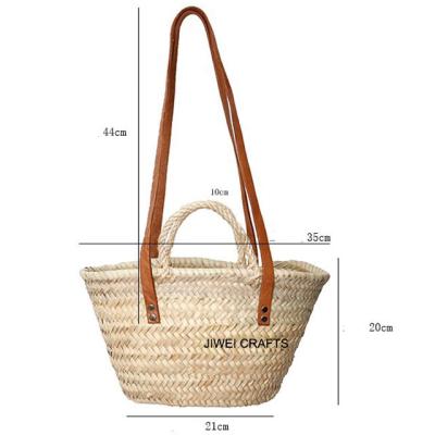 China Fashion IN STOCK New Custom Handmade Women Straw Bag For Beach Vacation Occasion for sale