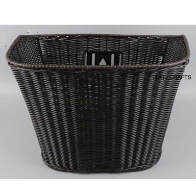 China High Quality Custom Made Handmade Basket Bicycle Rattan Basket for sale