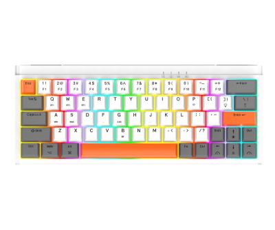 China Hot Key Patriotism gk-64 Anti-ghosting Wireless Mechanical Keyboard RGB Backlight Plug E-sports Mechanical Gaming Keyboard for sale