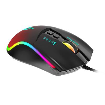 China Patriotism JM-68 Programmable Newly Developed Competitive Gaming Mouse Gaming Mouse RGB Lighting Professional 7200DPI Gaming Chip Gaming Mouse for sale