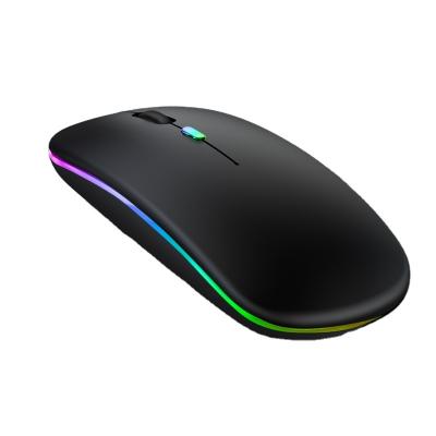 China Amazon Hot Selling Backlit Three Mode RGB Wireless Mouse Backlight Rechargeable Wireless Mouse for sale