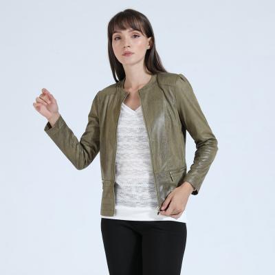 China wholesale Anti-wrinkle ladies fashion solid sweater recyle quality women cool jacket for sale