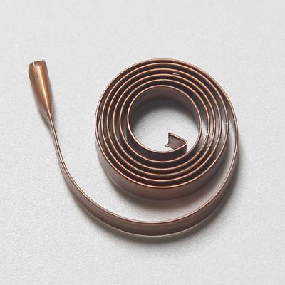 China Factory Custom Flat Spiral Coil 302 Stainless Steel Spiral Spring Constant Force Power Spiral Spring Manufacturer for sale