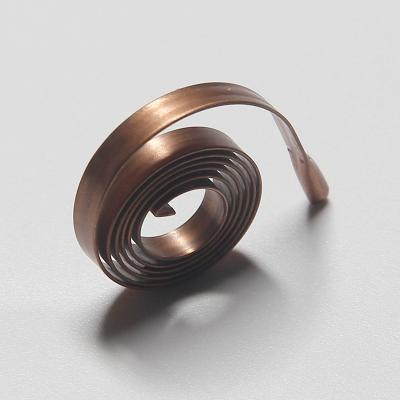 China China Factory Spiral Retractable Flat Band Coil Custom Rolling Constant Force Disc Spring Power Bimetal Spring for sale