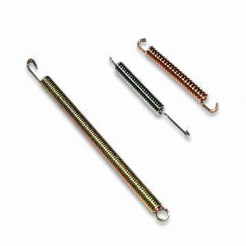 China Spiral Gold Supplier Custom Extension Spring With Hook Material Galvanized Tension Spring for sale