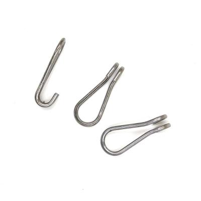 China Custom Made Factory Price Wholesale 3Mm Wire Shape Spring Hook Stainless Steel Coil Guides Spring Tool for sale