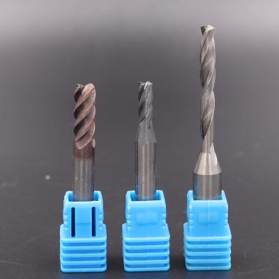 China China Factory Wholesale Hardened Steel Safety End Mill Cutter Set Carbide End Mill For CNC Metal Processing for sale