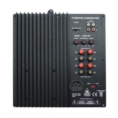 China 250W RMS Class AB Plate Subwoofer Amplifier Module With Equalizer Control SUB-250 for sale