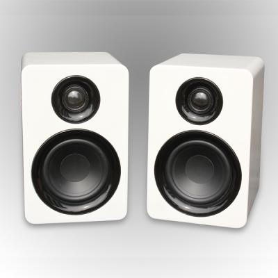 China Mini 2017 New Products Professional Bookshelf Speakers With 4-Inch Carbon Fiber Woofer And Silk Dome Tweeter From China for sale