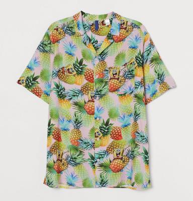 China Custom Made High Quality Recycled Shirt Breathable Polyester For Men Custom Shirt Digital Printed Logos And Patterns Shirt for sale