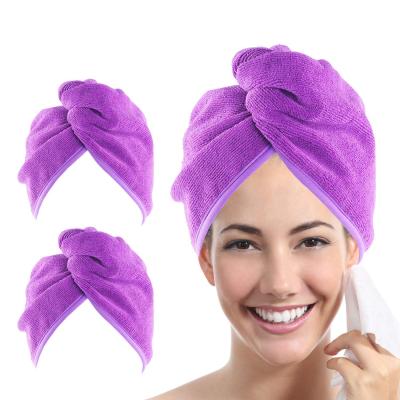 China Other Hot Selling Wholesale Microfiber Dry Hair Towel Quick Shower Spa Head Wrap for sale