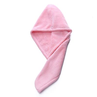 China Quick Dry Hair Towel Wrap Microfiber Super Absorbent Superfine Fiber Dry Hair In 5 Minute Hairdryer Dry Cap for sale