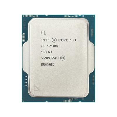 China Desktop I Core i3-12100F i3 12100F 3.3 i 7 L3=12M 60W LGA 1700 GHz 4-Core 8-Thread CPU Processor No Heatsink for sale