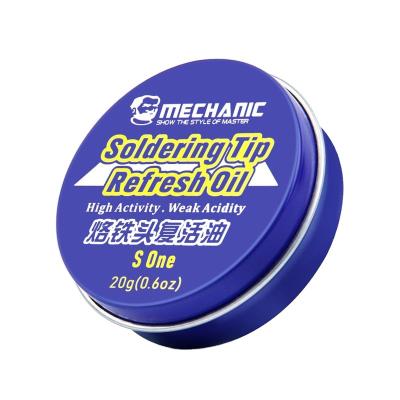 China For Industrial S One MECHANIC S One Electrical Soldering Iron Soldering Iron Tip Refresher Clean Paste Solder Remover Cream For Main Oxide Solder Tips Resurrection for sale