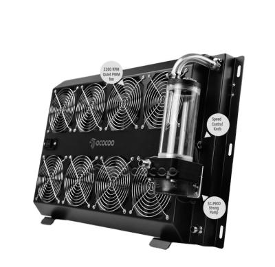 China Computer Case BC5 All in One External Water Radiator Liquid Cooling System for 4000W Server S19 S19pro T19 S19jpro M20s M30S M31 A1246 for sale