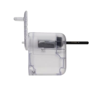 China Plastic and Metal MIYA Zero Pencil Sharpener-Transparent Packaging for sale