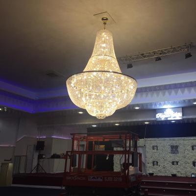 China Traditional Customize Hotel Project Luxury French Empire Crystal Chandelier Light Wedding for sale