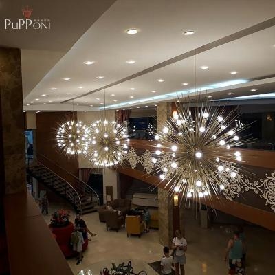 China Custom Modern Sputnik Chandelier Lighting Modern Chandelier Lighting Fixture For Hotel Restaurant for sale