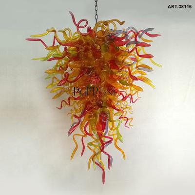 China Modern Style Glass Hand Blown Chihuly Chandelier Pendant Lighting for sale