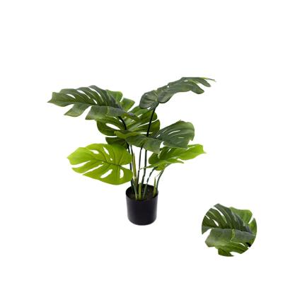 China See details page for more information Customer High Quality Artificial Plastic Deliciosa Monstera Monstera Plant Leaf For Home for sale