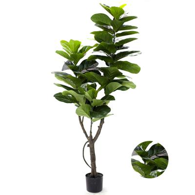 China Wholesale Artificial Plastic Contact Fiddle Tree Outdoor Real Garden Simulation Palm Fiddle Trees for sale