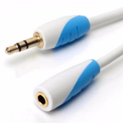 China 6FT AUX stereo audio cable. 1.5M speaker cable 3.5mm with male to female for sale