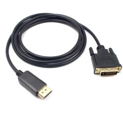 China High Quality COMPUTER Displayport To DVI Cable 24+1 DP To DVI Cable for sale