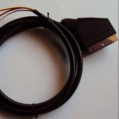 China Cheapest 21pin Scart DVD Player Flat Cable for sale