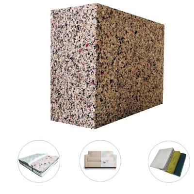 China Durable Free Sample High Density Polyurethane Foam Sheet Rebound Foam Composition Blocks For Sofa / Mattress / Cushion Rebonded Foam Sheet for sale