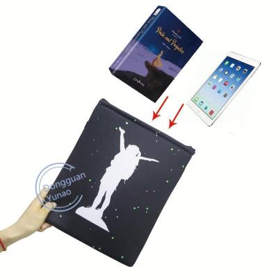 China Professional Book Factory Direct Sales 8.5*11inch Custom Book Sleeve with Pocket, Zipper, Book Cover for Hardcover and Paperback for sale