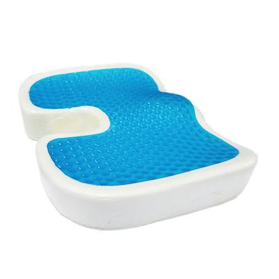 China FREE Sample-Summer Freeze Massage Gel Breathable 3D Tailbone Pain Gel Memory Foam Cooling Cushion For Office Chair For Car for sale