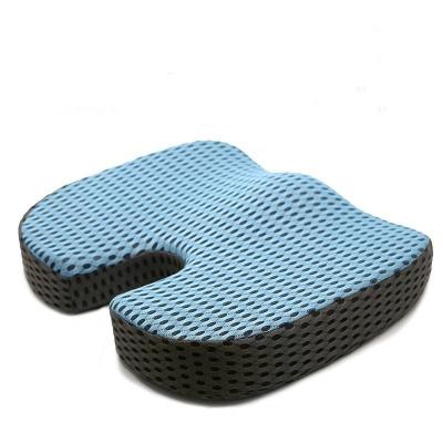 China Must-have Mesh Seat Cushion Comfortable And 4D Breathable Cool Memory Summer Car Office Mesh Seat Cushion for sale