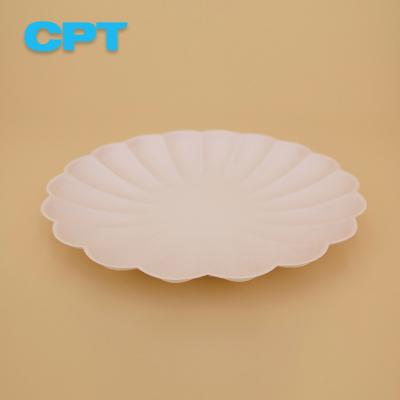 China Disposable Restaurant Santa Paper Plates 7 Inch Food Grade Materials With Logo For Party for sale