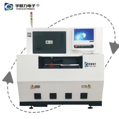 China SMT-PCB-V-Cut-CNC-Laser-Abtahlmaschine Dualplattform FPC/PCB-Laser-Abtahlmaschine Doppelplattform Weiß zu verkaufen