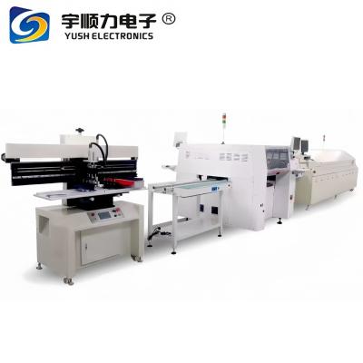 China High Speed Energy Saving SMT Production Line Semi Auto electronic assembly line for sale