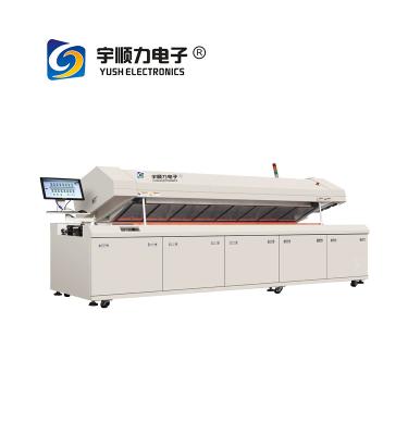 China Máquina sem chumbo da solda de Reflow do ar quente para a velocidade 0-2000 milímetro /Min do transporte do PWB à venda