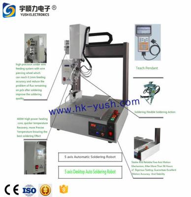 中国 6軸線5の軸線4の軸線のデスクトップのロボティックはんだ付けする機械 販売のため