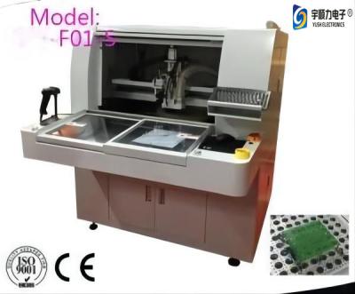 China UV-Präzision μM Maschine ±20 Lasers Depaneling des PWB-Trennzeichen/15W Arbeitsgrößen-450*430mm Brett-FR4 zu verkaufen