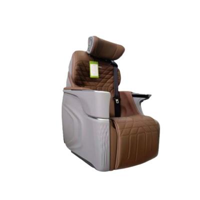 China Leather luxury heating massage electric sliding leather car seats with electric table for interior modification alphard for sale