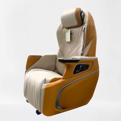 China Leather Custom electric heating leather VIP car seat luxury for tuning RV MPV VAN Limousine v class auto smart car seat for sale