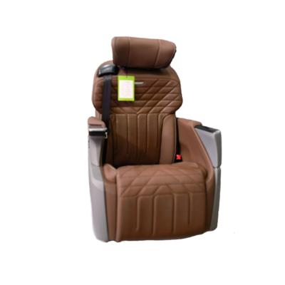 China Leather luxury car seat features embroidery and a rotary function making it suitable for installation in MPVs and vans for sale